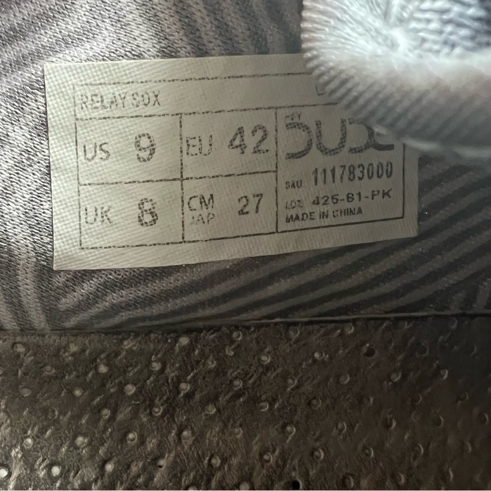 Hey Dude Mens Relay Sox shoes grey Size 9 Men’s - Picture 5 of 14
